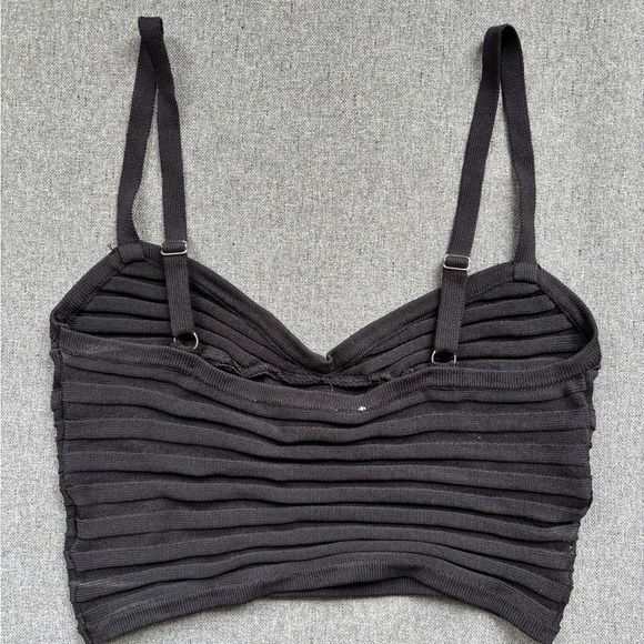 Glassons Black Bandage Crop Top - Picture 2 of 7